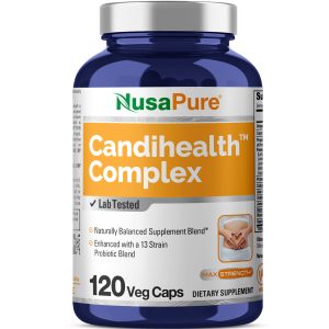 Candi Health - Candida Support (Non - GMO, Vegan ) 120 Veggie Capsules