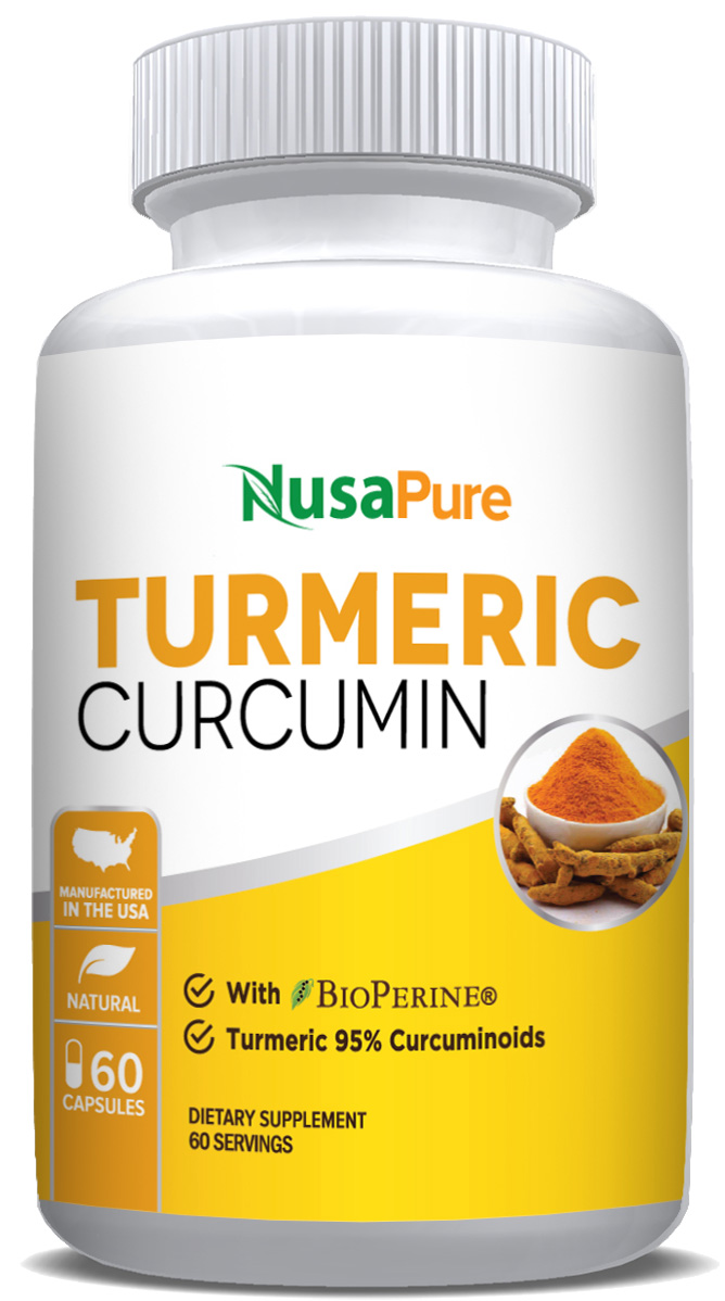 Turmeric Curcumin with Organic Turmeric & Bioperine ( Vegetarian ) - 60 Caps