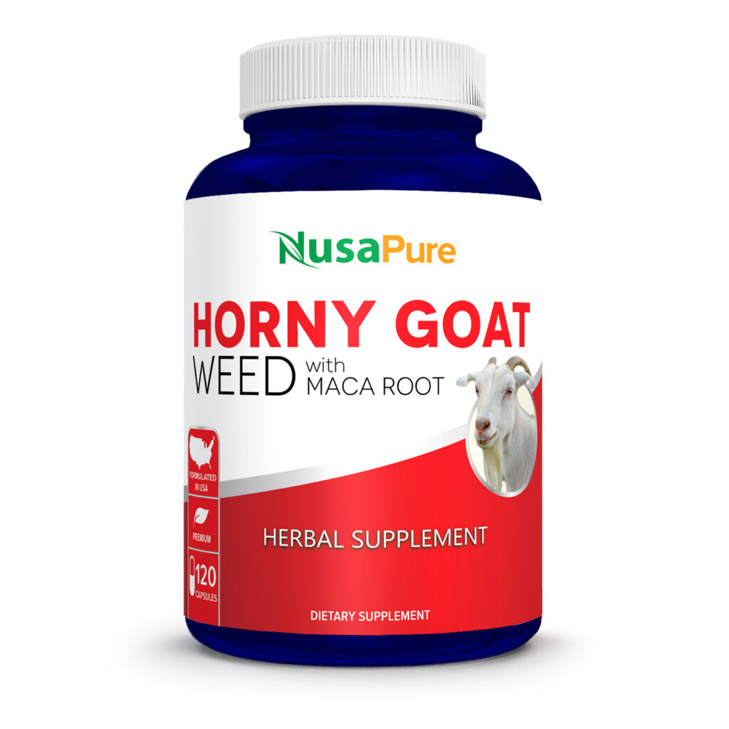 Horny Goat Weed 1000mg 120 Caps Nusapure 8089