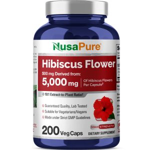 NusaPure Magnolia Bark 20:1 Extract, 250 mg Equivalent to 5,000 mg 200 Vegan Vegetarian Capsules Non-GMO