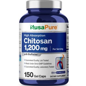 Chitosan 1200 mg-150 Caps (Non - GMO) with Bio perine
