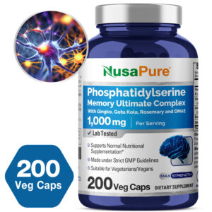 Phosphatidylserine Memory Ultimate Complex 1000mg - 200 Veg Caps ( 100% Vegetarian, Non - GMO & Gluten - free )