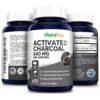 Activated Charcoal 840 mg- 200 Veg Caps (100% Vegetarian, Non-GMO & Gluten-free)