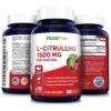 L-Citrulline 1500 mg - 180 Veg Caps (100% Vegetarian, Non-GMO & Gluten-free)